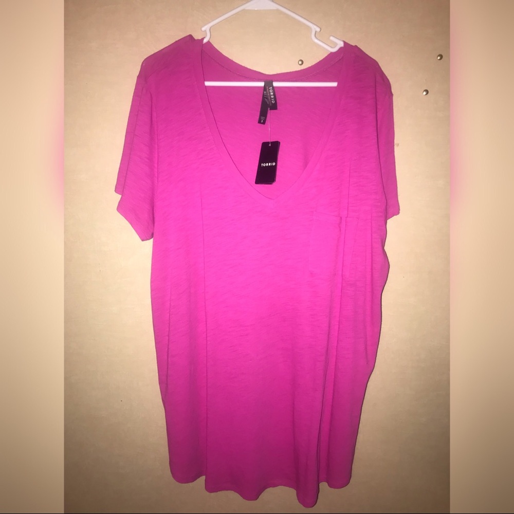 Hot pink shirt